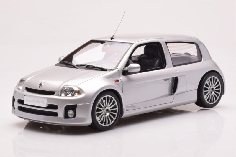 Renault Clio V6 Phase 1 Silver Otto 1:18 OT1034 Resin