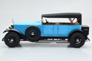 Rolls-Royce Phantom I Cabriolet Blue Kyosho 1:18 08931LB Diecast - image 4 of 9