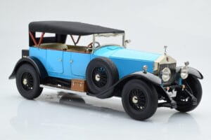 Rolls-Royce Phantom I Cabriolet Blue Kyosho 1:18 08931LB Diecast - image 5 of 9