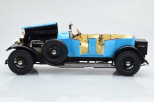 Rolls-Royce Phantom I Cabriolet Blue Kyosho 1:18 08931LB Diecast - image 7 of 9