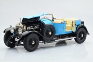 Rolls-Royce Phantom I Cabriolet Blue Kyosho 1:18 08931LB Diecast - image 8 of 9