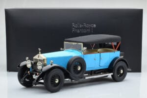 Rolls-Royce Phantom I Cabriolet Blue Kyosho 1:18 08931LB Diecast - image 9 of 9