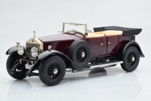 Rolls-Royce Phantom I Cabriolet Burgundy Red Kyosho 1:18 08931R Diecast - image 2 of 10