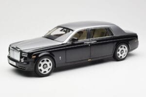 Rolls-Royce Phantom VII EWB Black and Silver Kyosho 1:18 08841BKS Diecast