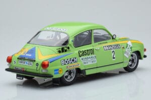 Saab 96 V4 #2 S. Blomqvist / H. Sylvan Rally Sweden 1976 IXO 1:18 18RMC085B Diecast - image 2 of 6