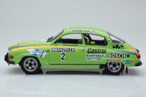 Saab 96 V4 #2 S. Blomqvist / H. Sylvan Rally Sweden 1976 IXO 1:18 18RMC085B Diecast - image 3 of 6