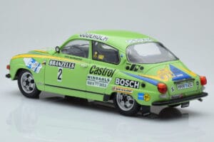 Saab 96 V4 #2 S. Blomqvist / H. Sylvan Rally Sweden 1976 IXO 1:18 18RMC085B Diecast - image 5 of 6