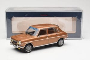 Simca 1100 Ti Sandalwood Metallic Norev 1:18 185750 Diecast - image 6 of 6