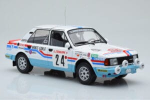Skoda 130 L Night Version #24 J. Augland Rally Monte Carlo 1987 IXO 1:18 18RMC156 Diecast - image 4 of 6