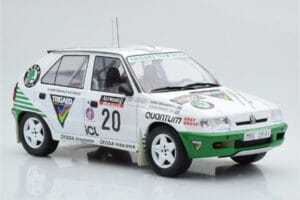 Skoda Felicia #20 S. Blomqvist / B. Cederberg Rally RAC Lombard 1995 IXO 1:18 18RMC147 Diecast - image 4 of 6