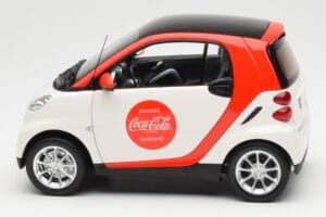 Smart Fortwo 451 Coca-Cola Minichamps 1:18 150036301 Diecast - image 4 of 8