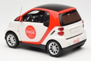 Smart Fortwo 451 Coca-Cola Minichamps 1:18 150036301 Diecast - image 7 of 8