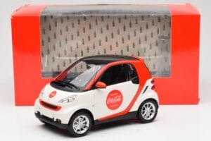 Smart Fortwo 451 Coca-Cola Minichamps 1:18 150036301 Diecast - image 8 of 8