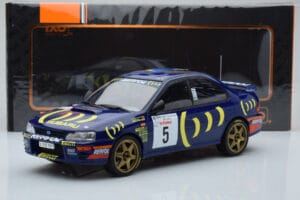 Subaru Impreza 555 #5 C. Sainz / L. Moya Tour de Corse 1995 IXO 1:18 18RMC063A Diecast - image 6 of 6