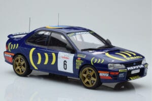 Subaru Impreza 555 #6 P. Liatti / C. Cassina Tour de Corse 1995 IXO 1:18 18RMC063C Diecast - image 4 of 6