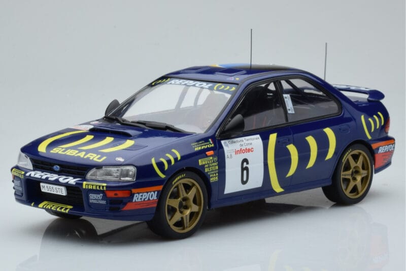 Subaru Impreza 555 #6 P. Liatti / C. Cassina Tour de Corse 1995 IXO 1:18 18RMC063C Diecast