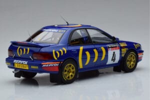 Subaru Impreza #4 C. McRae / D. Ringer Winner RAC Rally 1994 Kyosho 1:18 08962A Diecast - image 3 of 9