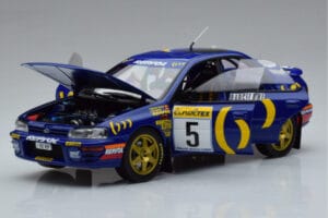 Subaru Impreza #5 C. Sainz / L. Moya 2nd Place Rally Monte Carlo 1995 Kyosho 1:18 08962B Diecast - image 2 of 9