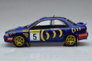 Subaru Impreza #5 C. Sainz / L. Moya 2nd Place Rally Monte Carlo 1995 Kyosho 1:18 08962B Diecast - image 4 of 9