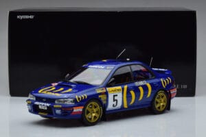 Subaru Impreza #5 C. Sainz / L. Moya 2nd Place Rally Monte Carlo 1995 Kyosho 1:18 08962B Diecast - image 9 of 9
