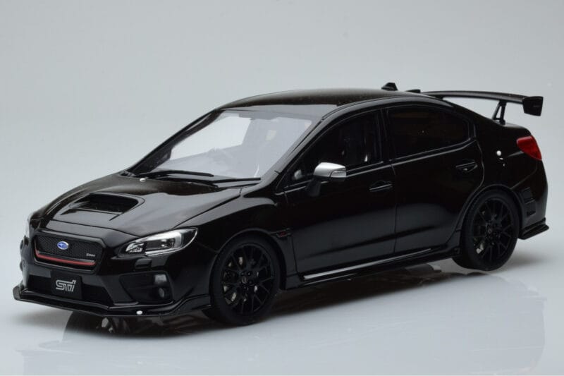 Subaru Impreza WRX STI Nurburgring Challenge Package Black Kyosho 1:18 KSR18021BK Resin