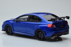 Subaru Impreza WRX STI Nurburgring Challenge Package Blue Kyosho 1:18 KSR18021BL Resin - image 4 of 5