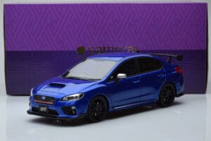 Subaru Impreza WRX STI Nurburgring Challenge Package Blue Kyosho 1:18 KSR18021BL Resin - image 5 of 5
