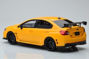 Subaru Impreza WRX STI Nurburgring Challenge Package Yellow Kyosho 1:18 KSR18021Y Resin - image 4 of 5