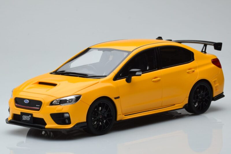 Subaru Impreza WRX STI Nurburgring Challenge Package Yellow Kyosho 1:18 KSR18021Y Resin