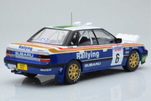 Subaru Legacy RS Night Version #6 M. Alen / I. Kivimaki RAC Rally 1991 IXO 1:18 18RMC080A Diecast - image 2 of 6