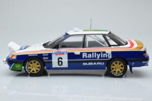 Subaru Legacy RS Night Version #6 M. Alen / I. Kivimaki RAC Rally 1991 IXO 1:18 18RMC080A Diecast - image 3 of 6