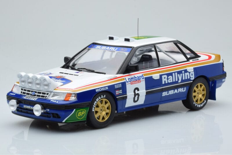 Subaru Legacy RS Night Version #6 M. Alen / I. Kivimaki RAC Rally 1991 IXO 1:18 18RMC080A Diecast