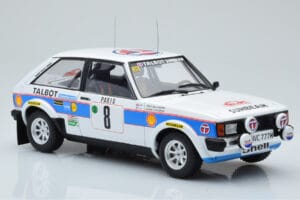 Talbot Sunbeam Lotus Night Version #8 H. Toivonen / P. White Rally Monte Carlo 1981 IXO 1:18 18RMC095B Diecast - image 4 of 6