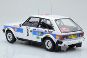Talbot Sunbeam Lotus Night Version #8 H. Toivonen / P. White Rally Monte Carlo 1981 IXO 1:18 18RMC095B Diecast - image 5 of 6