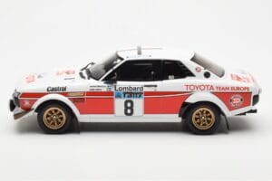 Toyota Celica 2000 GT RA21 #8 H. Mikkola / A. Hertz Lombard RAC Rally 1977 Otto 1:18 OT1044 Resin - image 3 of 6
