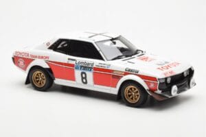Toyota Celica 2000 GT RA21 #8 H. Mikkola / A. Hertz Lombard RAC Rally 1977 Otto 1:18 OT1044 Resin - image 4 of 6