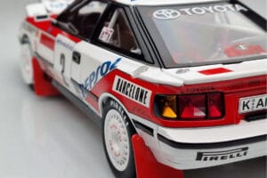 Toyota Celica GT-Four ST165 #2 C. Sainz / L. Moya Winner Rally Monte Carlo 1991 Kyosho 1:18 08961B Diecast - image 9 of 12