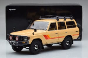 Toyota Land Cruiser 60 Beige With Optional Parts Kyosho 1:18 08956XBE Diecast - image 12 of 12