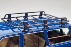Toyota Land Cruiser 60 Blue With Optional Parts Kyosho 1:18 08956XBL Diecast - image 7 of 11