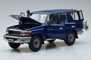 Toyota Land Cruiser J76 Blue Almost Real 1:18 870101 Diecast - image 2 of 7