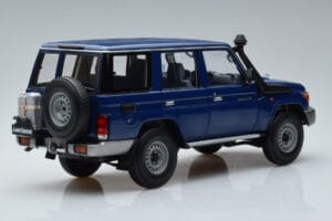 Toyota Land Cruiser J76 Blue Almost Real 1:18 870101 Diecast - image 3 of 7