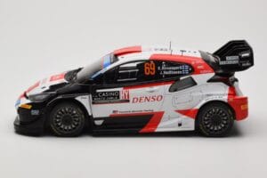 Toyota GR Yaris Rally1 #69 K. Rovanpera / J. Halttunen Rally Monte Carlo World Champion 2023 IXO 1:18 18RMC152B Diecast - image 3 of 6