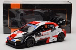 Toyota GR Yaris Rally1 #69 K. Rovanpera / J. Halttunen Rally Monte Carlo World Champion 2023 IXO 1:18 18RMC152B Diecast - image 6 of 6