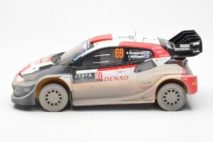 Toyota GR Yaris Rally1 #69 K. Rovanpera / J. Halttunen Safari Rally Kenya 2023 Dirty Version IXO 1:18 18RMC173B Diecast - image 3 of 6