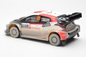 Toyota GR Yaris Rally1 #69 K. Rovanpera / J. Halttunen Safari Rally Kenya 2023 Dirty Version IXO 1:18 18RMC173B Diecast - image 5 of 6