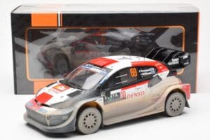 Toyota GR Yaris Rally1 #69 K. Rovanpera / J. Halttunen Safari Rally Kenya 2023 Dirty Version IXO 1:18 18RMC173B Diecast - image 6 of 6