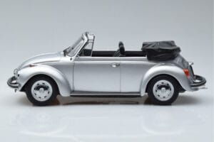Volkswagen Beetle 1303 Cabriolet Silver Norev 1:18 188530 Diecast - image 3 of 6