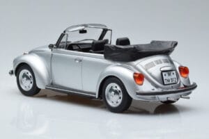 Volkswagen Beetle 1303 Cabriolet Silver Norev 1:18 188530 Diecast - image 5 of 6