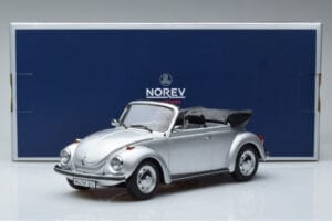 Volkswagen Beetle 1303 Cabriolet Silver Norev 1:18 188530 Diecast - image 6 of 6