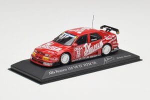Alfa Romeo 155 V6 #12 M. Alboreto DTM 1995 Minichamps 1:43 430950312 Diecast - image 2 of 4